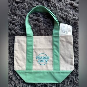 Pastel green mini Tote Bag
